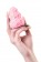 Розовый рельефный мастурбатор Flaff - A-toys - в Тюмени купить с доставкой