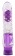 Фиолетовый вибратор Pleaser с шишечками - 16,2 см. - Chisa