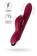 Бордовый вибратор-кролик Sangra - 20,5 см. - ToyFa купить в Тюмени с доставкой в Orgasmix.ru Бордовый вибратор-кролик Sangra - 20,5 см. - ToyFa