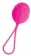 Розовый рельефный вагинальный шарик со шнурком - Штучки-дрючки