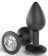 Черные трусики Crotchless Secret Gem XL-XXL с анальной пробкой - Pipedream - купить с доставкой в Тюмени