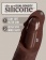 Коричневый фаллоимитатор 7  Silicone Dual Density Cock - 21 см. - Pipedream