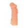 Телесная закрытая насадка с шершавой головкой Cock Sleeve Size S - 13,8 см. - KOKOS - в Тюмени купить с доставкой