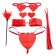 Набор для бондажа Sweetheart Bondage Kit Red - Pipedream - купить с доставкой в Тюмени