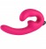 Розовый страпон с вибрацией Sharevibe - 22 см. - Fun Factory - купить с доставкой в Тюмени