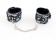Кружевные серебристые наручники - ToyFa - купить с доставкой в Тюмени
