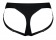 Черные трусики для насадок Heroine Lingerie Harness - size M - Strap-on-me - купить с доставкой в Тюмени