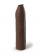 Коричневая насадка-удлинитель Uncut Silicone Penis Enhancer - 17,8 см. - Pipedream - в Тюмени купить с доставкой