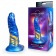 Фантазийный разноцветный фаллоимитатор на присоске - 21 см. - Bior toys