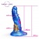 Фантазийный разноцветный фаллоимитатор на присоске - 21 см. - Bior toys