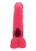 Нежно-розовая гелевая насадка в форме фаллоса с мошонкой - 18,5 см. - LOVETOY (А-Полимер) - купить с доставкой в Тюмени