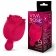 Малиновый вибростимулятор в форме бутона со стебельком - Bior toys в Тюмени Малиновый вибростимулятор в форме бутона со стебельком - Bior toys