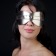 Маска на глаза из искусственной кожи цвета бронзы - Sitabella - купить с доставкой в Тюмени