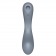 Серый вибромассажер с вакуумной стимуляцией Curvy Trinity 1 - Satisfyer