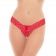 Кружевные трусики-стринги Floral Lace Crotchless Thong - Rene Rofe купить с доставкой