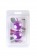 Фиолетовые вагинальные шарики BI-BALLS - Toyfa Basic