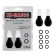 Набор из 2 вакуумных помп для сосков и 4 пар фиксирующих колец Nipple Sucker Set for Her - Chisa