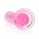 Розовый фаллоимитатор Crystal Clear на присоске - 22 см. - Shots Media BV