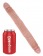 Телесный двусторонний фаллоимитатор 12  Slim Double Dildo - 30 см. - Pipedream
