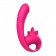 Розовый изогнутый вибратор с фрикциями - 19,7 см. - I-MOON купить в Тюмени с доставкой в Orgasmix.ru Розовый изогнутый вибратор с фрикциями - 19,7 см. - I-MOON