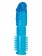 Синяя насадка-ёршик PENIS SLEEVE STRETCHABLE - 16,5 см. - Tonga - в Тюмени купить с доставкой