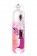 Прозрачный вибромассажёр с розовым клиторальным стимулятором и вращающейся головкой LUXE HUGS AND KISSES - 26 см. - Blush Novelties
