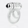 Прозрачное эрекционное кольцо с шишечками и подхватом мошонки DOUBLE O 6 CLEAR - Screaming O - в Тюмени купить с доставкой