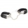 Чёрные дизайнерские наручники Plaisir Nacre Bijoux - Bijoux Indiscrets - купить с доставкой в Тюмени