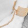 Дизайнерские золотистые наручники Desir Metallique Handcuffs Bijoux - Bijoux Indiscrets - купить с доставкой в Тюмени