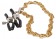 Зажимы на соски с золотистой цепью и бежевыми бусинками - Пикантные штучки - купить с доставкой в Тюмени