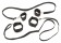 Набор фиксации на кровати Bondage Collection Bed Restraint System One Size - Lola Games - купить с доставкой в Тюмени