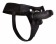 Чёрный страпон  Realistic 8 Inch Strap-On - 20 см. - Shots Media BV - купить с доставкой в Тюмени