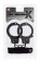 Чёрные наручники из листового металла в комплекте с веревкой BONDX METAL CUFFS LOVE ROPE SET - Dream Toys - купить с доставкой в Тюмени