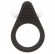 Чёрное эрекционное кольцо LIT-UP SILICONE STIMU RING 1 BLACK - Dream Toys - в Тюмени купить с доставкой