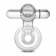 Прозрачное эрекционное кольцо с подхватом, вибропулей и язычком 10 Function Vibrating Tongue Ring - Blush Novelties - в Тюмени купить с доставкой