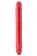 Красный двусторонний фаллоимитатор - 31 см. - ToyFa