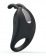 Чёрное эрекционное кольцо с вибрацией Rabbit Vibrator - Baile - в Тюмени купить с доставкой