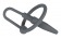 Серый уретральный плаг с силиконовым кольцом под головку Penis Plug - Orion - купить с доставкой в Тюмени