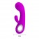 Фиолетовый вибратор Valentine с клиторальным отростком - 15,4 см. - Baile