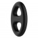 Чёрное эрекционное кольцо с петлёй для мошонки - Baile - в Тюмени купить с доставкой