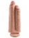 Телесный сдвоенный фаллоимитатор 9  Two Cocks One Hole - 25 см. - Pipedream