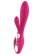 Розовый вибратор с клиторальным отростком HONEY BUNNY - Dream Toys