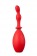 Красный удлиненный анальный душ FRESHEN PUMP - NMC - купить с доставкой в Тюмени